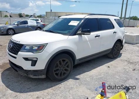 2018 Ford Explorer Sport z USA, uszkodzony, nr VIN 1FM5K8GT9JGA64007